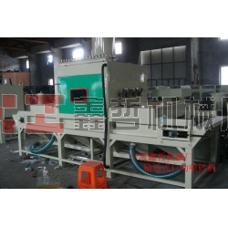 鑫哲自動輸送式噴砂機，自動噴砂機，全自動噴砂機